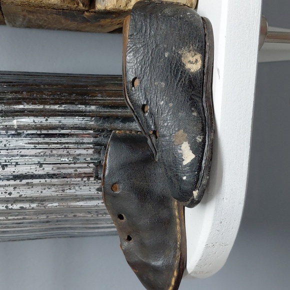 Antique Handmade Leather Shoes - Picture 2 of 5